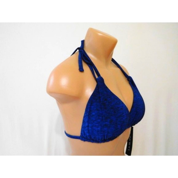 NEW La Blanca Midnight Rain Bikini Top Padded Size 6 Swimwear MenWomenStyles - Picture 8 of 11